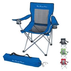 Custom Promotional Mesh Folding Chair with Carrying Bag
