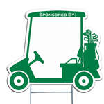 Wholesale Banners, Mats & Signs - Golf Cart Custom Yard Sign 24"x24"