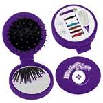 Promotional Personal Care Items - 3 in 1 Brush/Mirror/Sewing Kit - Colors