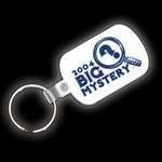 Logo Standard Keychains - Standard Shape Soft Plastic Key Chain 2"x1-3/8"