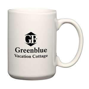 Custom Promotional 15 Oz El Grande Mug - White