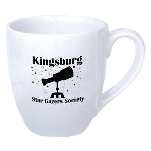 Custom Promotional 14 Oz Bistro Mug - White
