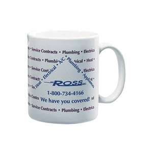 Custom Promotional 11 Oz White Ceramic Mug