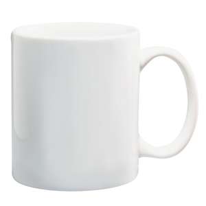 11 Oz White Ceramic Mug 