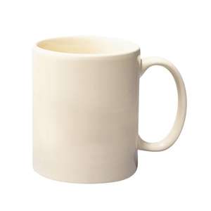11 Oz Colored Stoneware Mug with C-Handle
