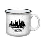 Imprinted Camper Coffee Mugs - 15 Oz Campfire Mug - White