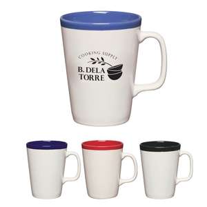 Custom Promotional 16 Oz Two-Tone Java Mug - Colors