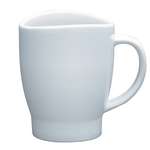 Logo Bistro Coffee Mugs - 14 Oz Wave Mug - White
