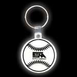 Imprinted Standard Keychains - Round Soft Plastic Standard Key Chain 1-3/4"