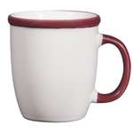 Promotional Bistro Coffee Mugs - 12 Oz Vista Mug - Two Tone