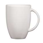 Custom Bistro Coffee Mugs - 12 Oz Europa Mug - White