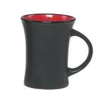 Custom Cafe Coffee Mugs - 10 Oz Aztec Flare Mug - Red/Orange