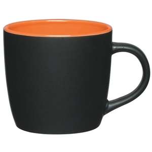 12 Oz Cafe Mug - Two Tone