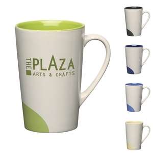 Custom Promotional 12 Oz Half-Moon Mug