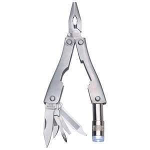 Metal Multi-Function Pliers with Tools and Flashlight in Case
