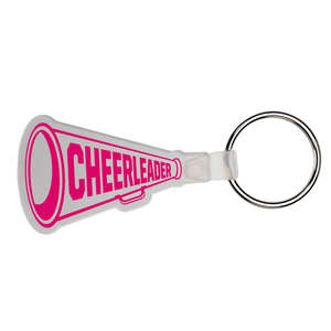 Custom Promotional Megaphone Soft Plastic Custom Key Chain 2"