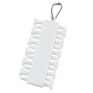 Golf Tees with Beaded Key Chain