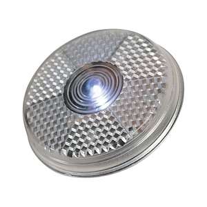 Round Blinking Light with Back Clip