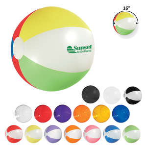 Custom Promotional 16" Beach Ball