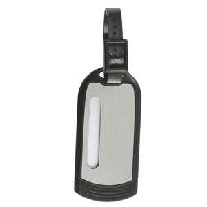 Luggage Tags with Silver Plate