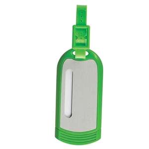 Luggage Tags with Silver Plate
