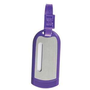 Luggage Tags with Silver Plate