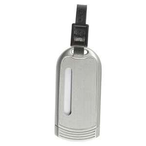 Luggage Tags with Silver Plate