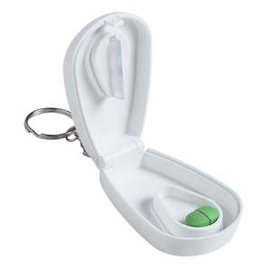 Pill Cutter Key Tag