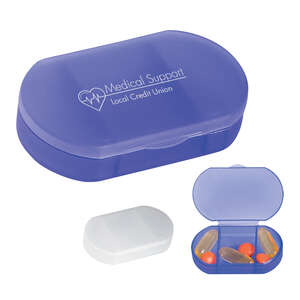 Custom Promotional Oval Shape Pill Holder
