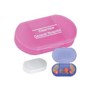 Oval Shape Pill Holder 