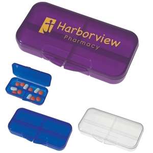 Rectangular Shape Pill Holder