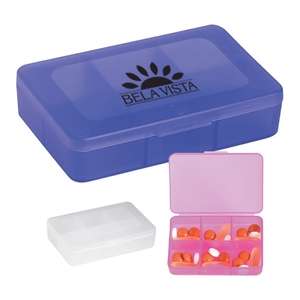 Rectangle Shape Pill Holder 