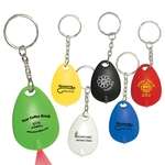 Business Keychains & Key Tags - Tear Drop Mini Light Key Tag