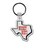 Custom Stock Keychains - Texas Soft Plastic Custom Key Chain 2-3/8"