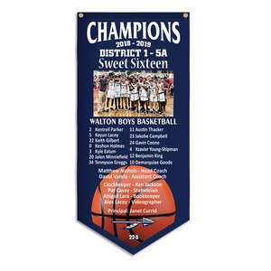 Custom Promotional Championship Banner - 4x8