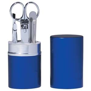 Custom Promotional 6 Piece Manicure Set in Aluminum Case