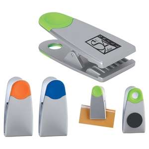 Custom Promotional Clip with Rubber Grip