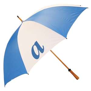 Custom Promotional Wooden Shaft Golf Umbrella