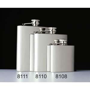 Custom Promotional Captive-Top Pocket Flask, 8 oz