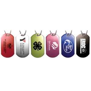 Dog Tag with 4-1/2" Ball Chain 