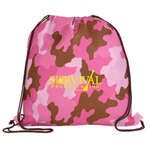 Promotional Backpacks - Non-Woven Camo Drawstring Backpack