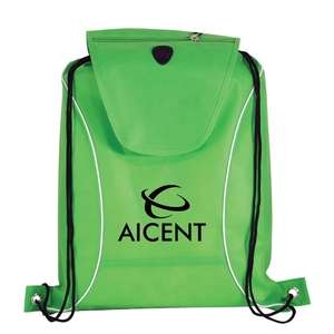 Custom Promotional Non-Woven V-Sport Drawstring Backpack