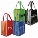 Custom Tote Bags - RPET Striped Tote Bag