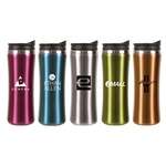 Custom Travel Coffee Tumblers - 14 oz. Laguna Stainless Steel Tumbler