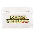 Promotional School Kits - Premium Translucent Vinyl Zippered Pack - Full Color Digital