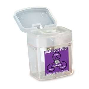 Custom Promotional Flip Top Pencil Sharpener - Full Color Digital
