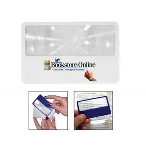 Custom Promotional Wallet Magnifier With Case - Full Color Digital