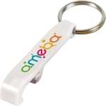 Imprinted Bottle Openers - Beverage Opener Key Chain - Full Color Digital