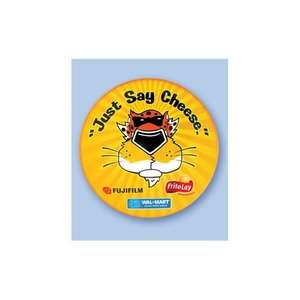 Custom Promotional Round Button Magnet - 3-1/2"