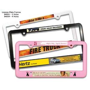 Custom Promotional 4-Hole License Plate Frame - Full Color Digital